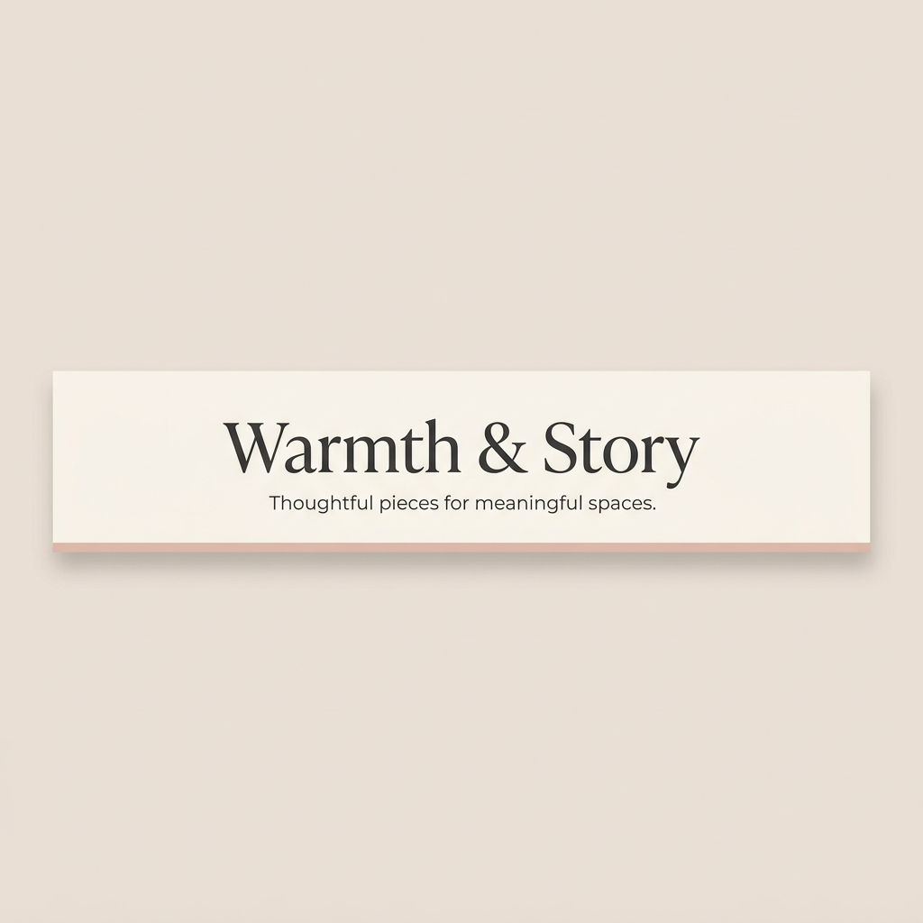 Warmth & Story — Thoughtful pieces for meaningful spaces